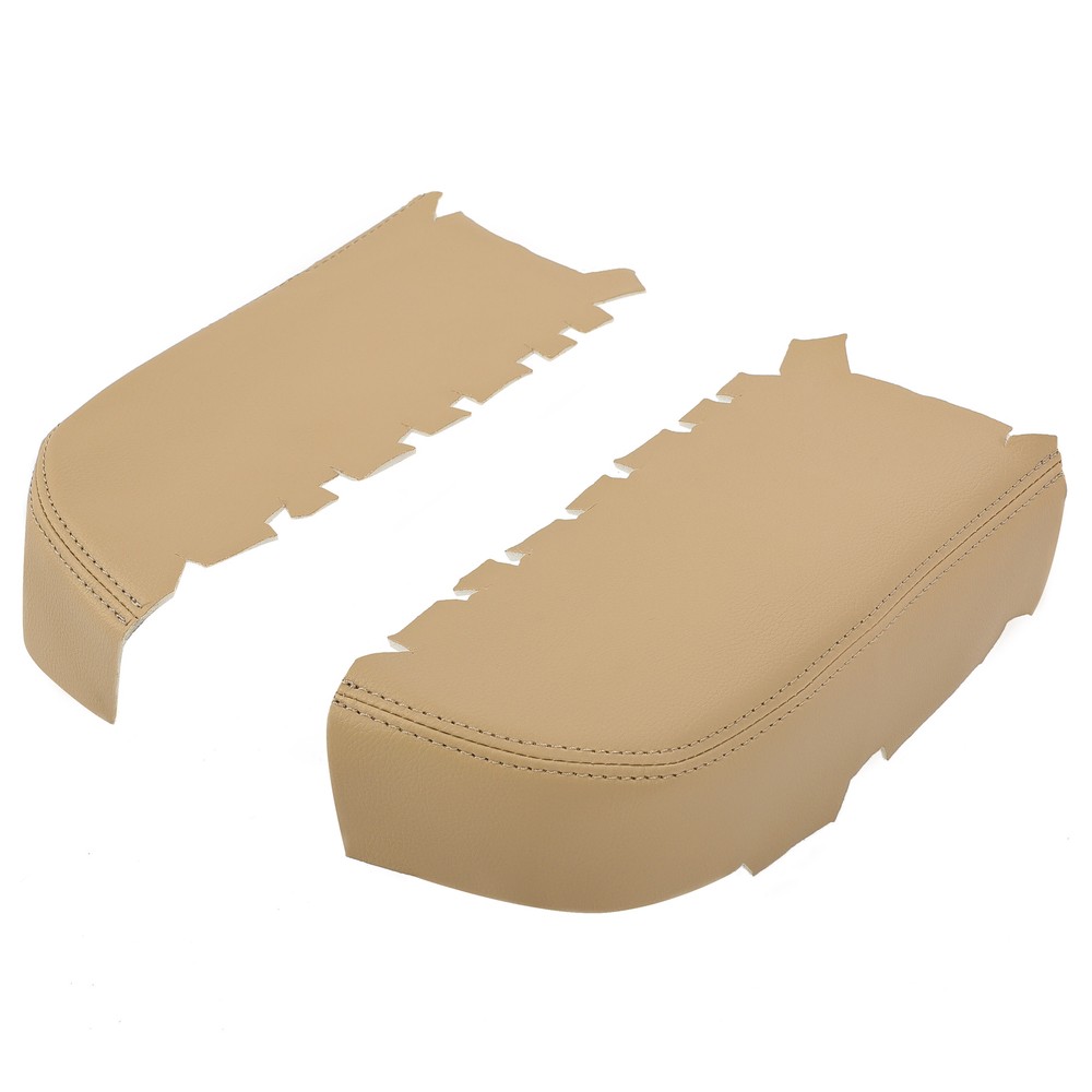 Center Console Lid+ 2x Door Panel Armrest Cover Beige For Honda Pilot 2009-2015