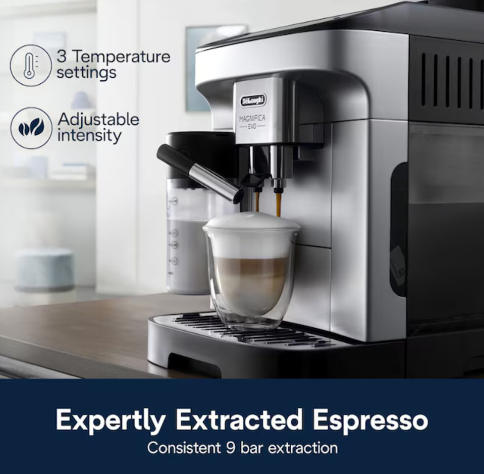 DeLonghi Magnifica Evo 7 One Touch Coffee Drinks Machine