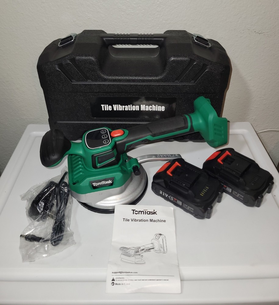 TOMTASK Tile Machine Installation Tool Tiling Suction Cup for... Check Descrip..