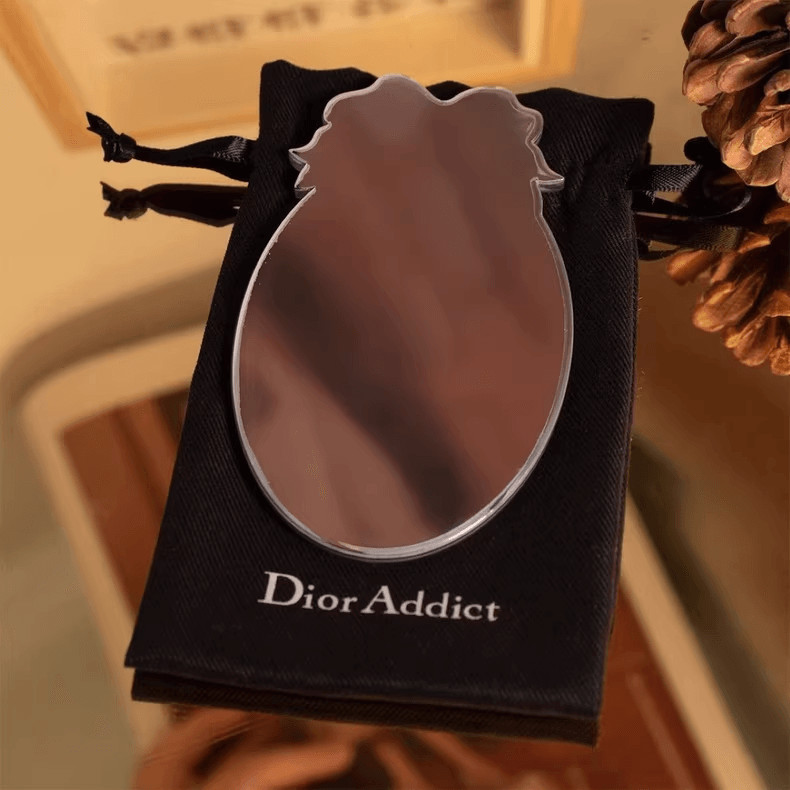 Dior Classic Bow-Adorned Oval Mirror Compact New in box