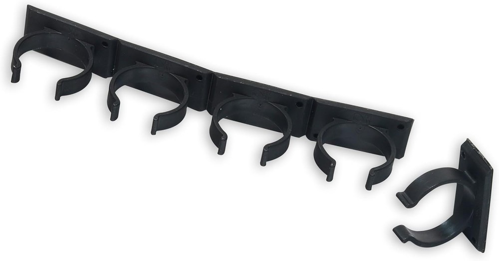 Space-Saving Spice Organizer for Kitchen & RV: 4 Adjustable Black Strips