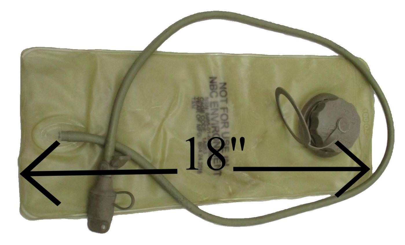TAN ARMY OCP MULTICAM MOLLE HYDRATION SYSTEM WATER BLADDER RESERVOIR 100oz/3L