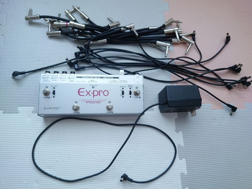 Ex pro PSS-10 Selector DC Cables Patch Cables Guitar Bass Switcher