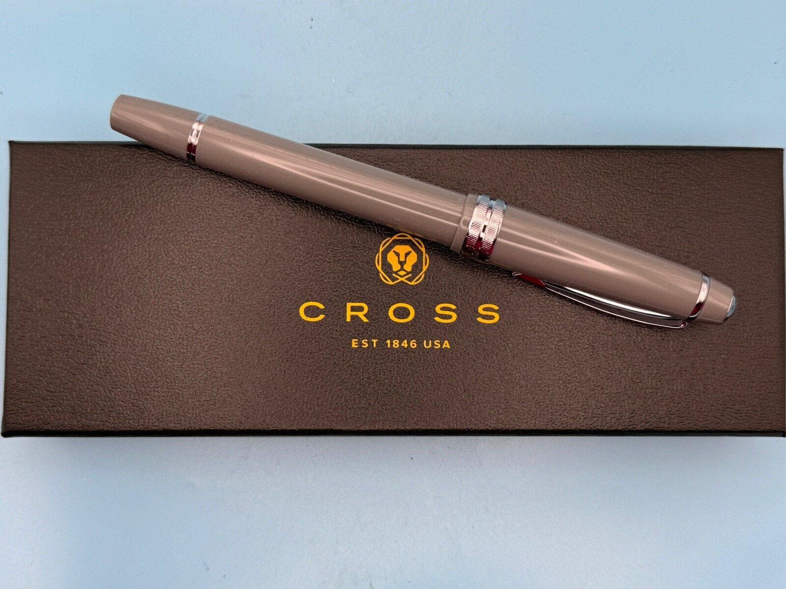 Cross Bailey Light Rolling Ball Pen Gray & Chrome NEW AT0745-3