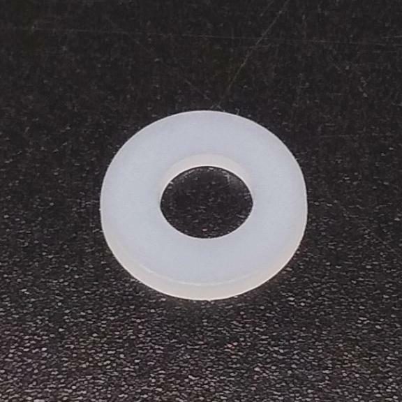 1000pcs M3 White Nylon Flat Washers