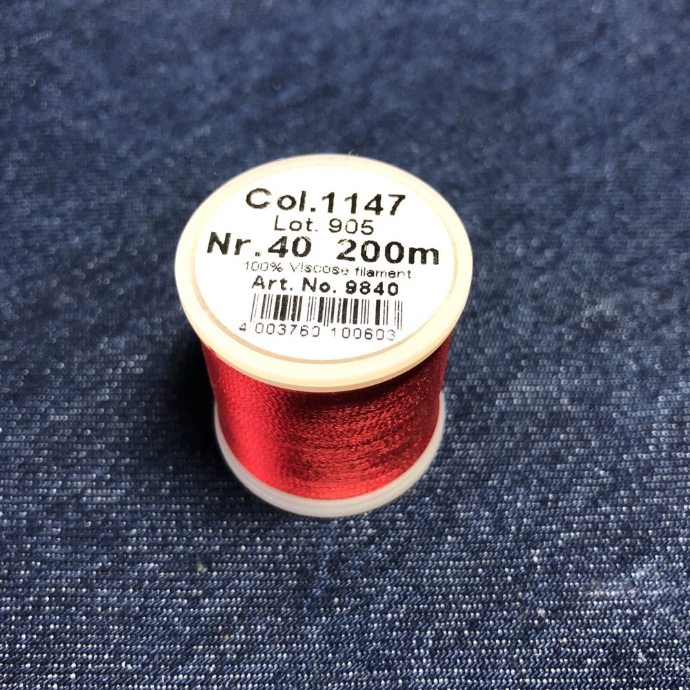 24 Spools Madeira Rayon Thread No. 40