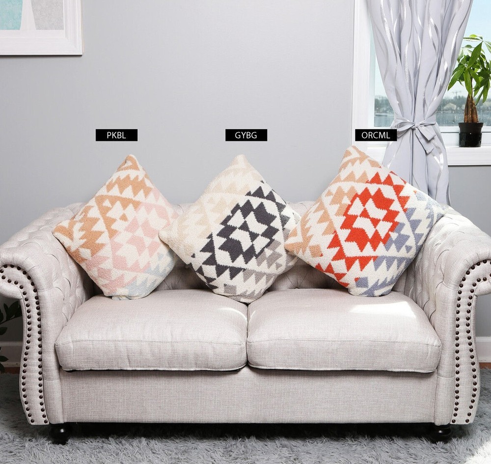 ComfyLuxe Multi-Colored Tribal Pattern Cushion Cover