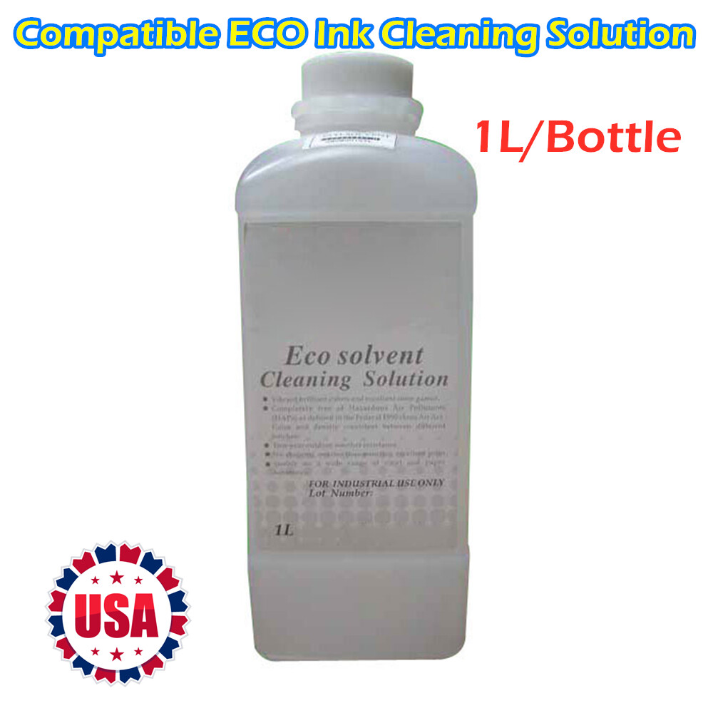 US Stock 1L Compatible ECO Ink Cleaning Solution