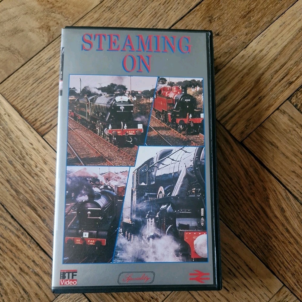 VHS Video Cassette STEAMING ON