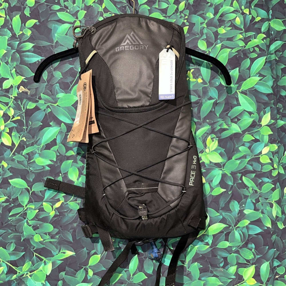 Gregory Black Pace 3 H2O Pack With defects