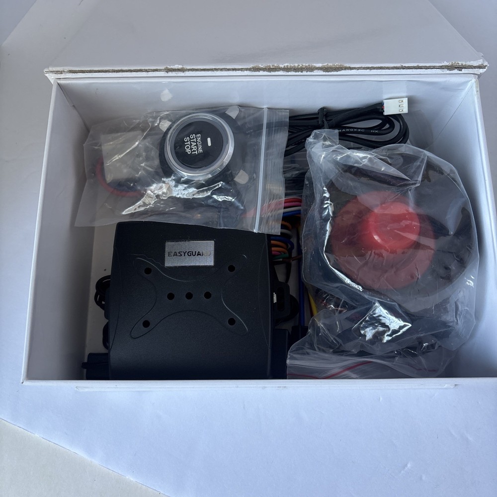 EASYGUARD Pke Auto Start Keyless Entry Car Alarm remote engine start DC12V