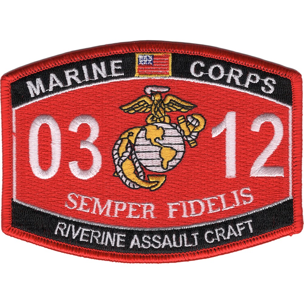 0312 Riverine Assault Craft MOS Patch