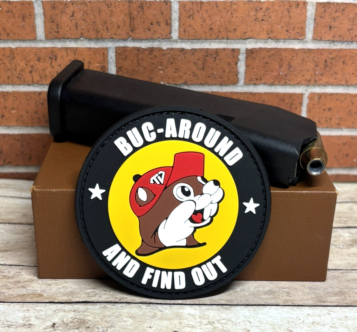 Tactical Morale PVC Beaver Patch, Buc Patch