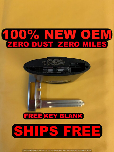 OEM CADILLAC SRX CTS WAGON KEYLESS REMOTE FOB TRANSMITTER 25843982 MEMORY#1