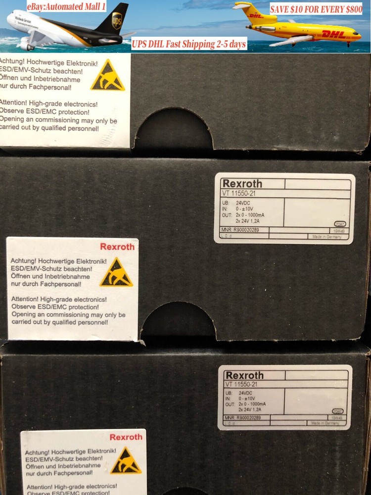 1PCS REXROTH Amplifier R900020289 VT11550-21