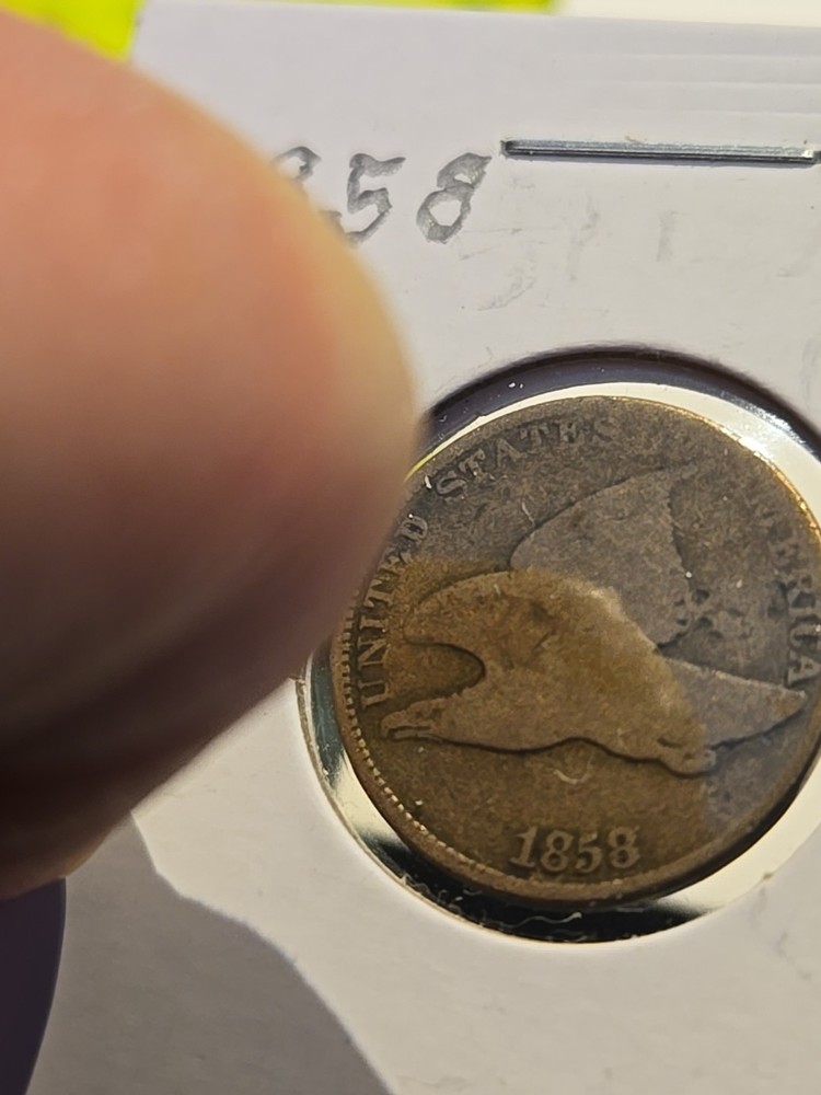 1958 One Cent Flying Eagle Coin