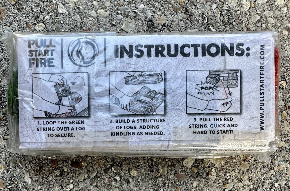 Lord & Field Hellfire Bushcraft Grills, Camp Cookbook, Pull-String Fire Starter