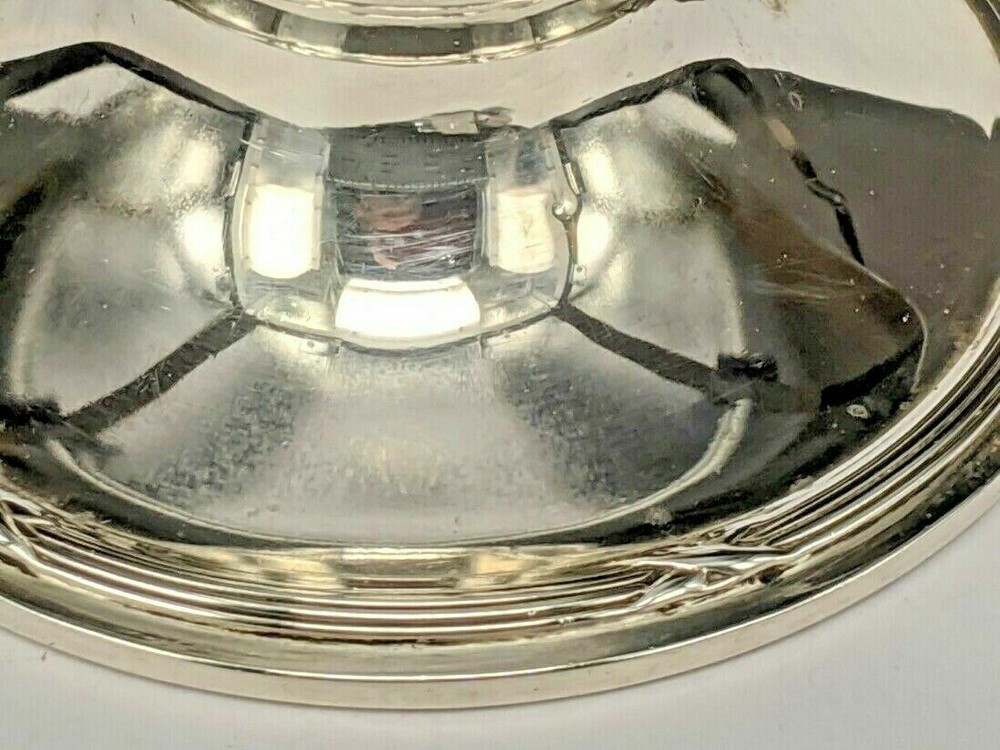 Edwardian 1906 Silver capstan Inkwell