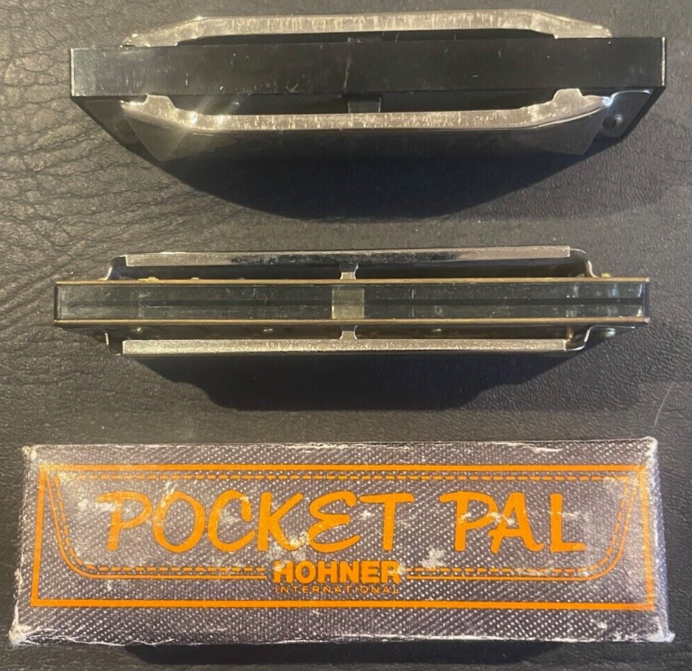 (2) HOHNER POCKET PAL HARMONICAS
