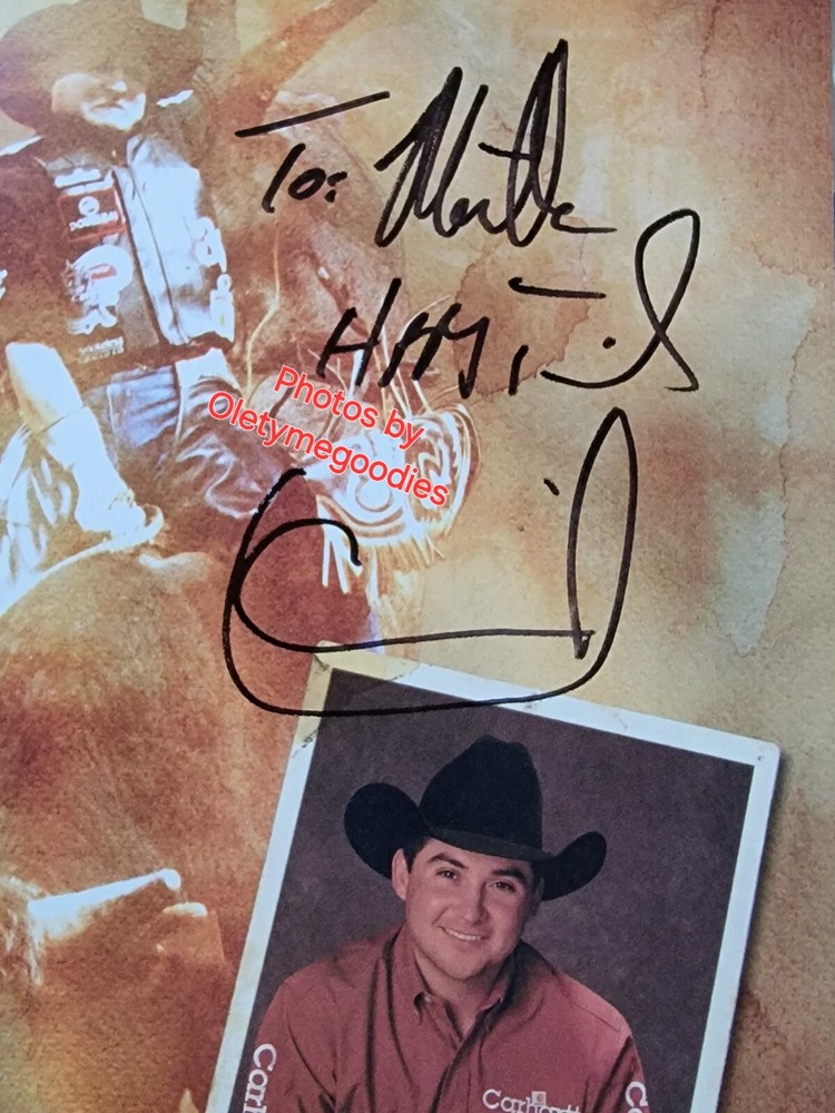 Adam Carrillo PBR Hand Signed 8 x 11