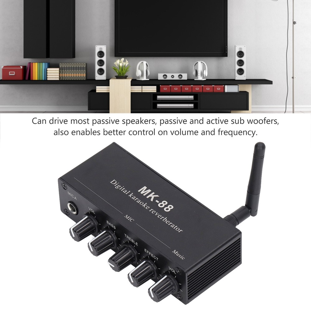 Digital Reverberator Amplifier Stereo System Processor