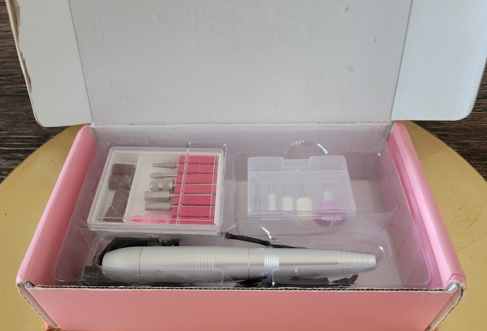 Electric Nail Drill Set Manicure Pedicure Tools NIB USB