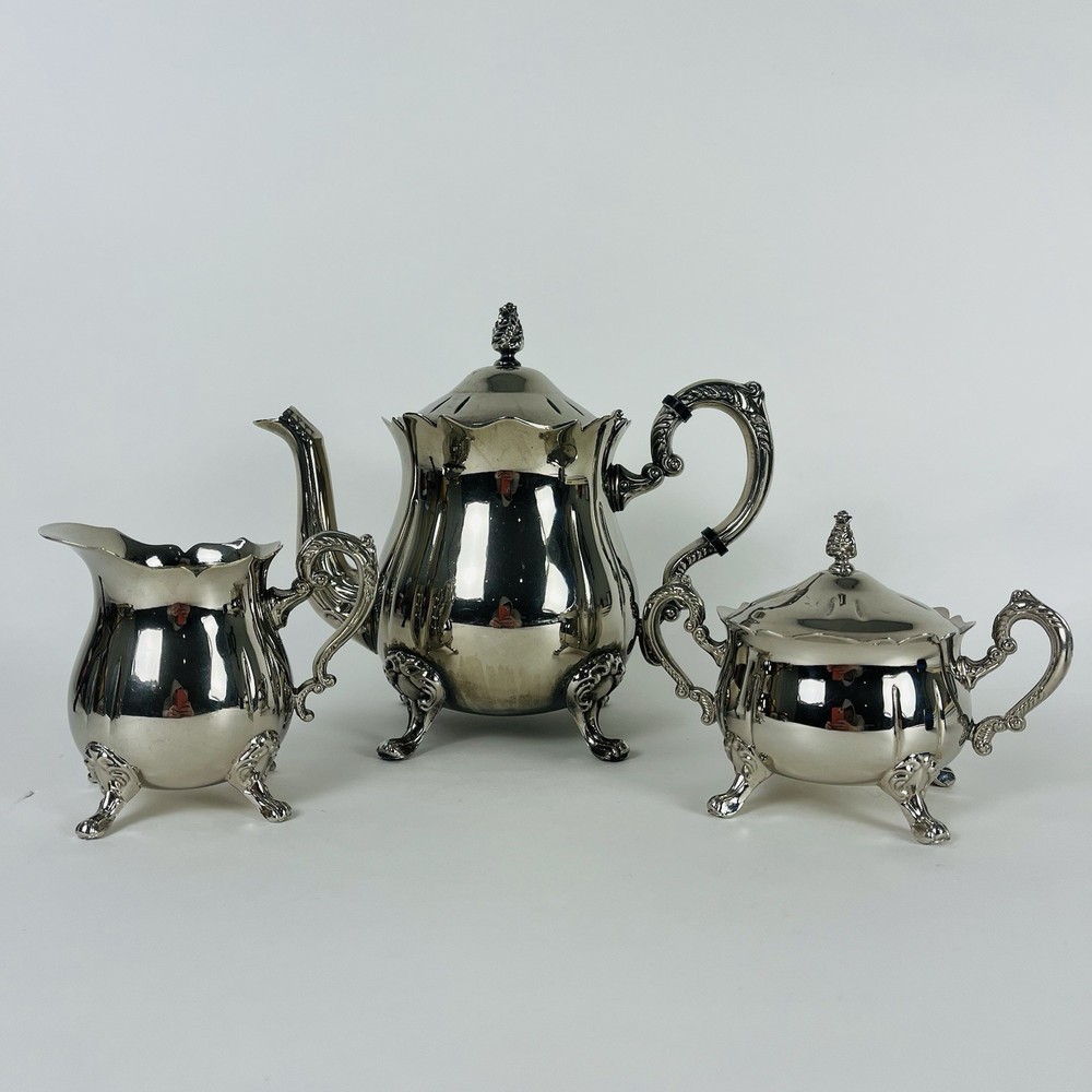 Vintage Mid Century Leonard Silver Plated Coffee/tea Set
