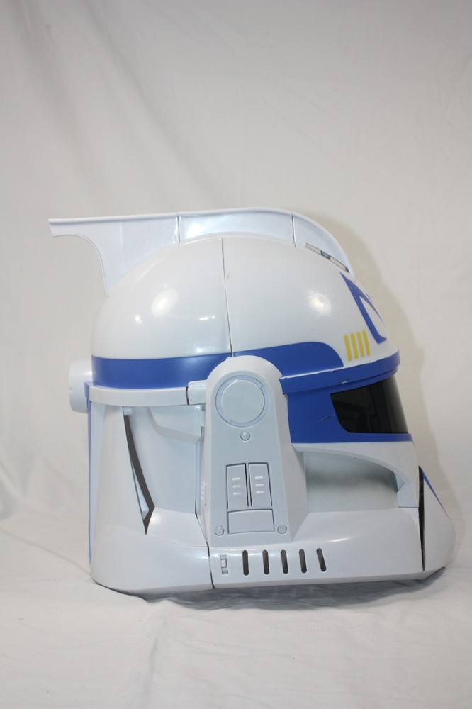The Clone Wars Captain Rex Electronic Command Helmet 2008 Star Wars WORKS