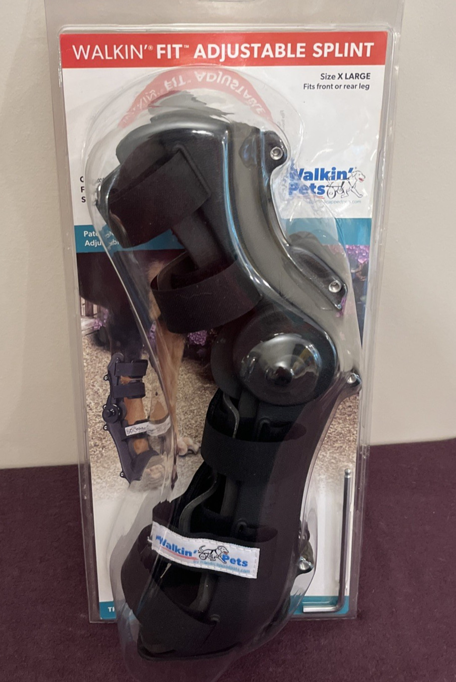 Walkin’ Pets Walkin’ Fit Adjustable Splint Extra Large Dogs
