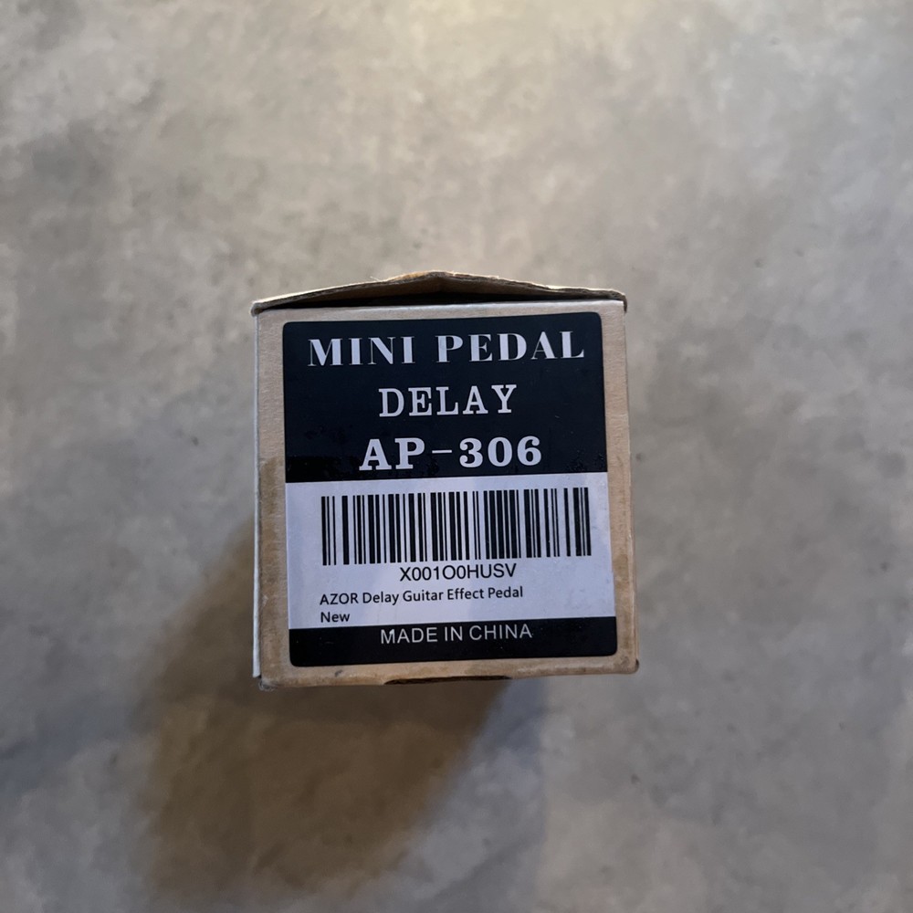 New AZOR Delay Fuzz Guitar Effect Mini Pedal AP-306