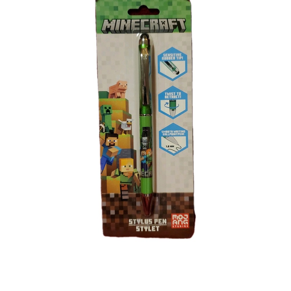 Minecraft Stylus & Ballpoint Pen