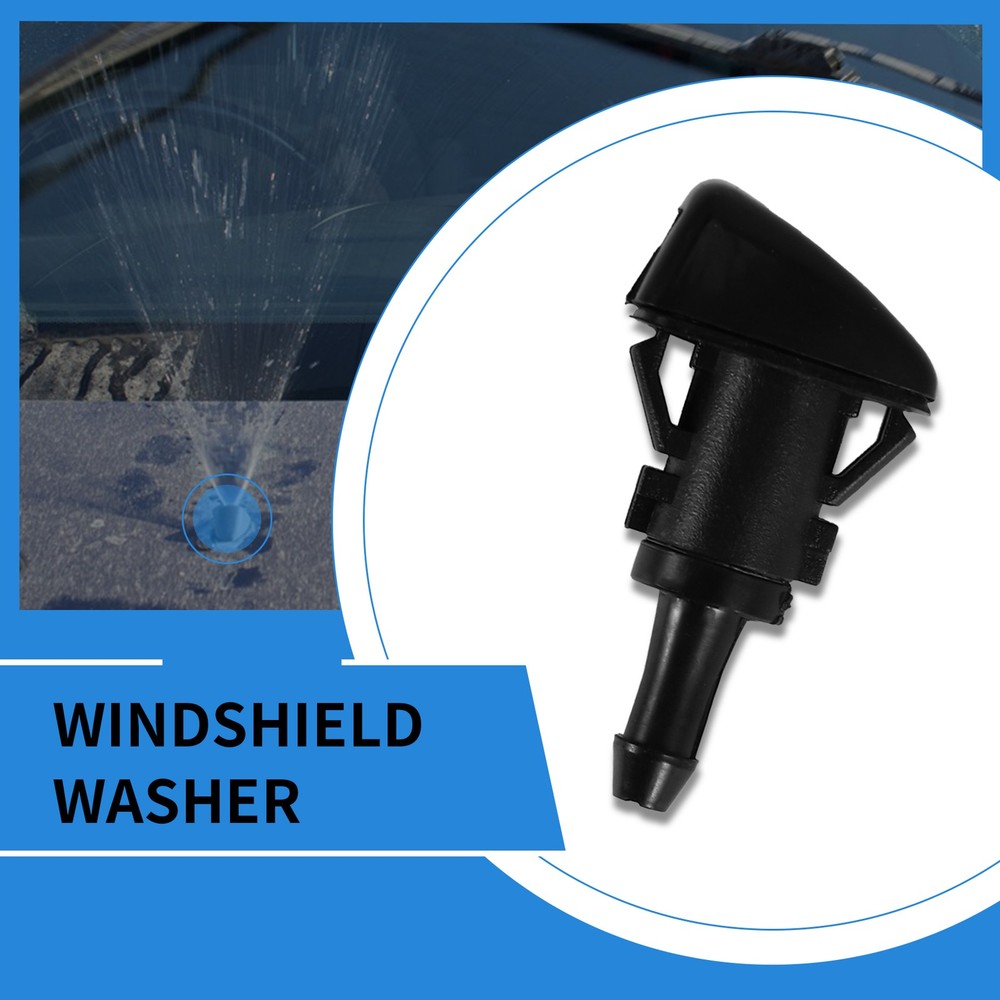 4 Pack Front Windshield Washer Nozzles Wiper Kit Replacement for 9864