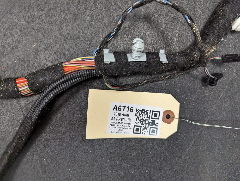 Dashboard Wiring Harness 2018 Audi A6 2016 2017