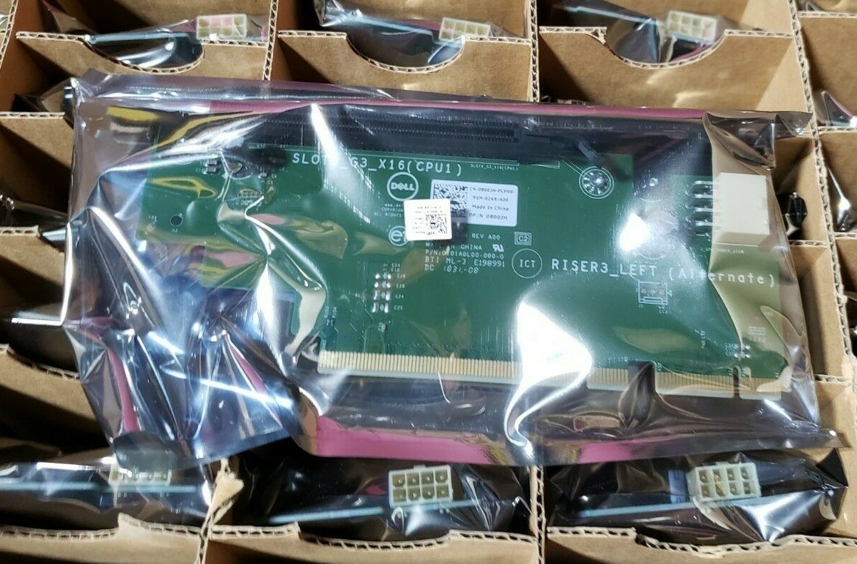 New DELL PowerEdge R730 R730xd PCIe x16 SLOT 6 RISER 3 LEFT 800JH CARD GPU