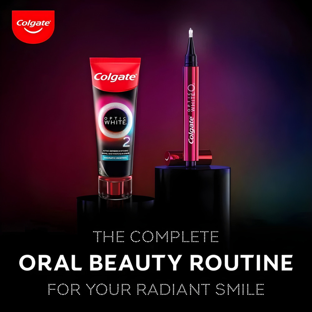 Optic White O2 Active Oxygen Whitening Toothpaste 85g