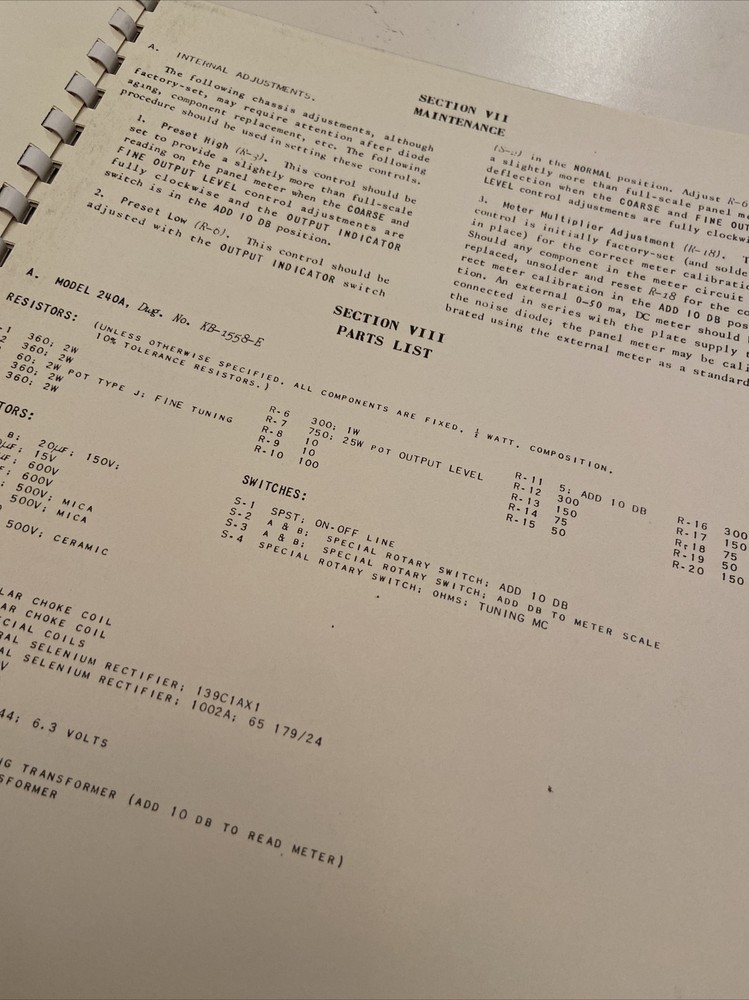 Kay Electric Mega-Node 240 A B Operating/Maintenance Manual