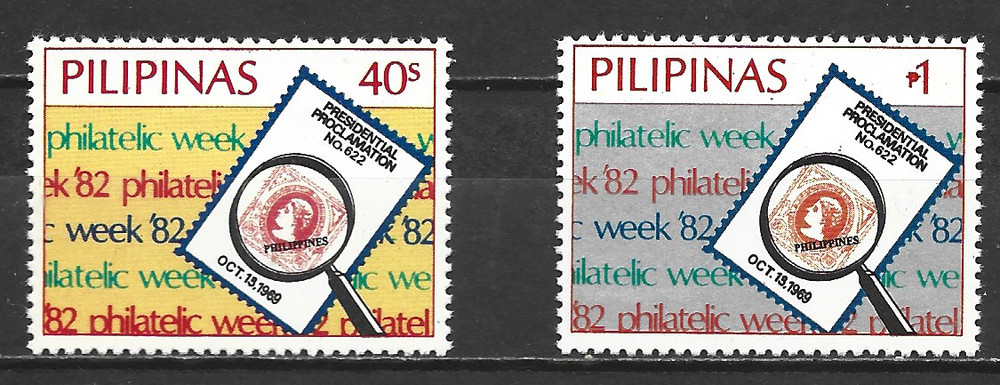 PHILIPPINES -   1983 Philatelic Week - MINT UNHINGED  SET