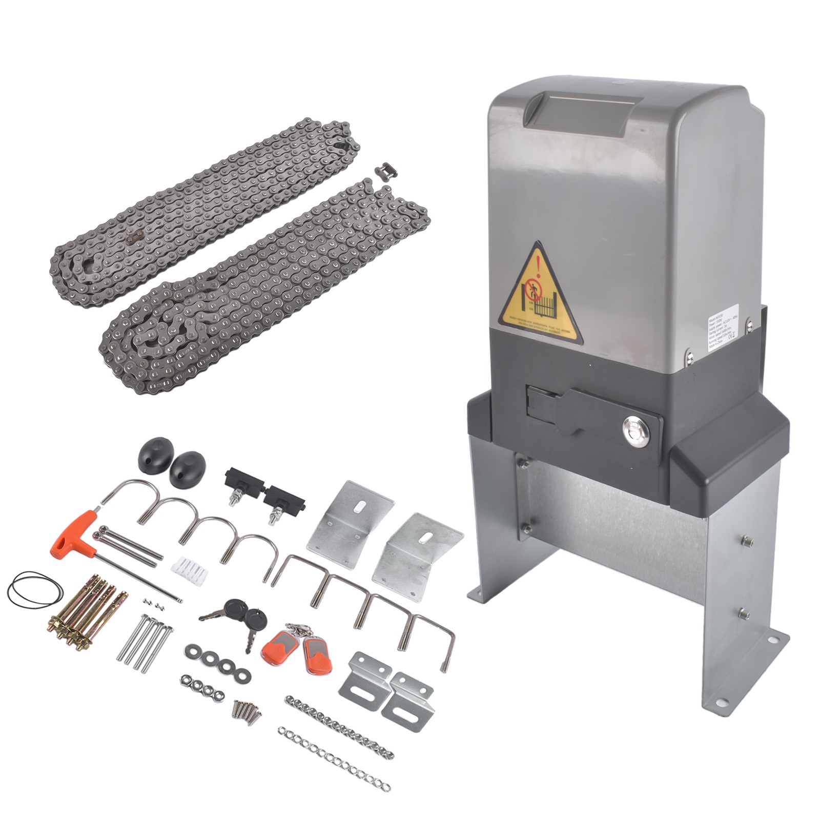 3300lbs Automatic Sliding Gate Opener Electric Door Operator w/ Infrared Sensors