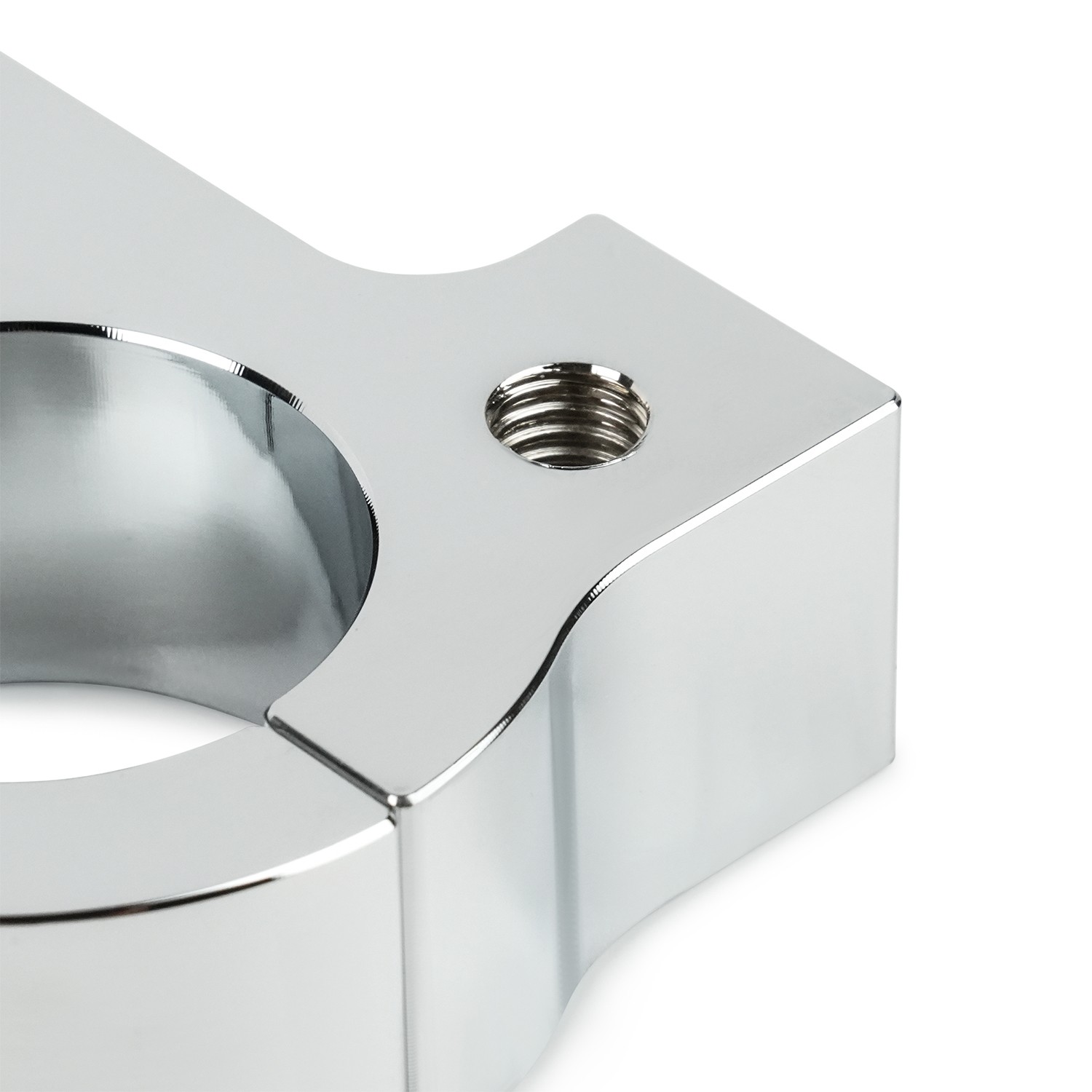 Gauge Riser Relocation Kit For Harley Sportster Dyna 1 1/4" Clamp