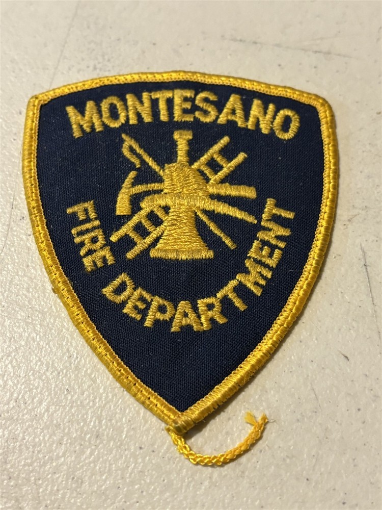 Montesano Fire Department, old shoulder patch, Washington state