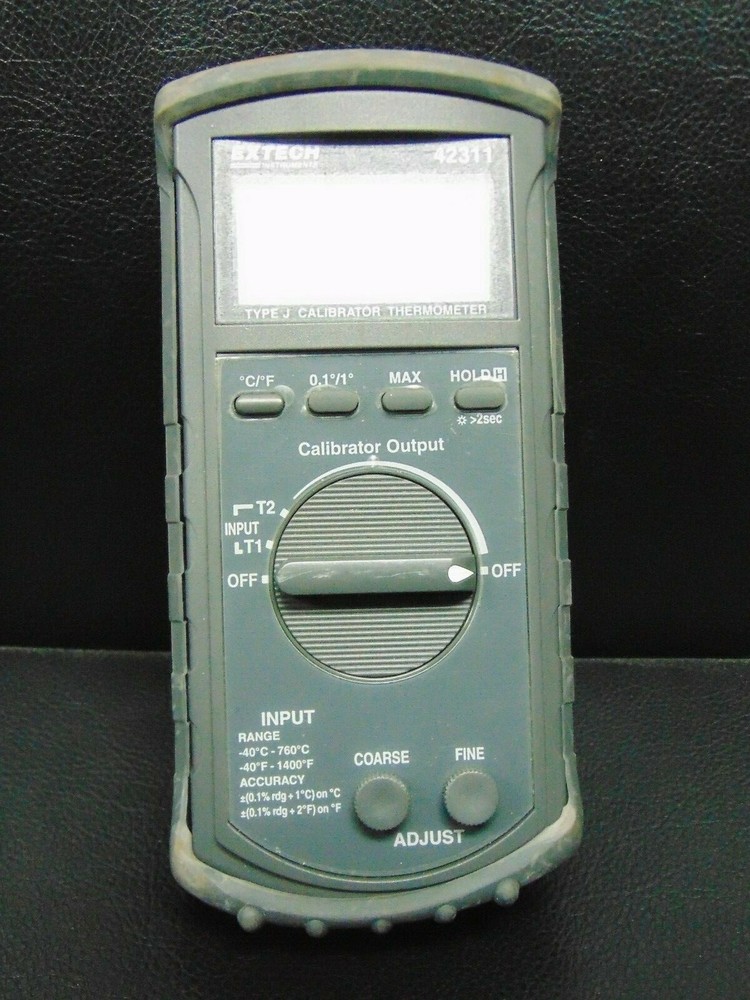 Extech Instruments 42311 Type J Calibrator Thermometer Indicator Meter