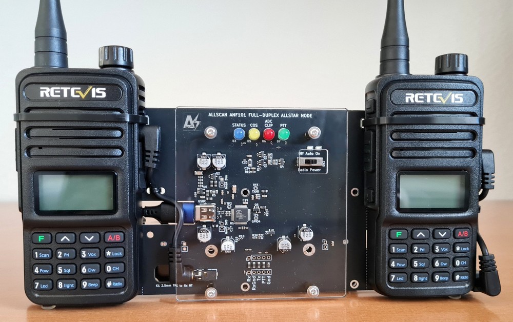 AllScan ANF101-M-RT85 Full-Duplex AllStar Node Radio Module - 100% USB-Powered