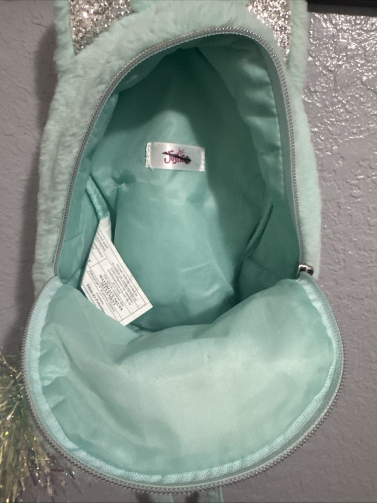 Justice Glitter Kitty Mini Backpack Initial H