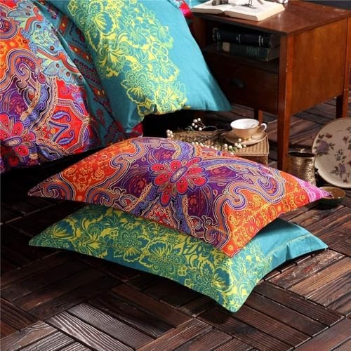 Boho King Size Comforter Set Soft Chic 3 Pieces Bedding Queen Comforter Set