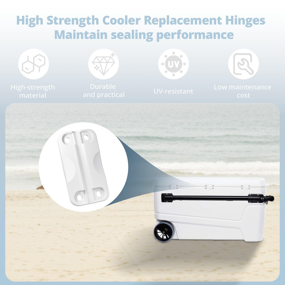 Cooler Hinges For Ice Chestscompatible With Igloo 25165 Qt Rectangularshaped Coo