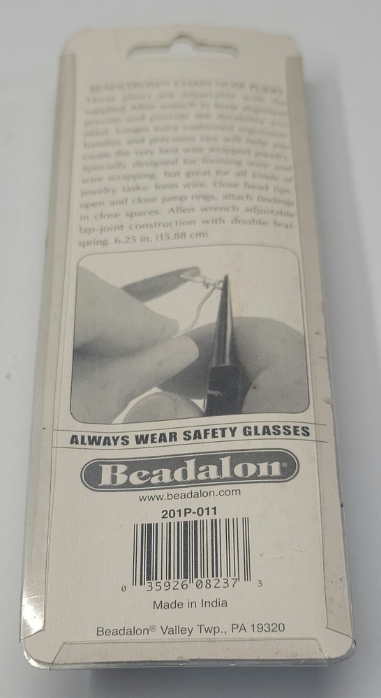 Beadalon Beadstrom Chain Nose Pliers