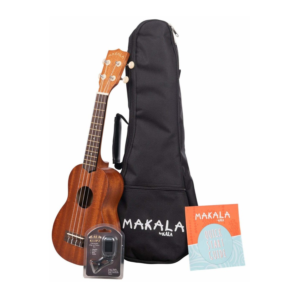 Kala Makala Soprano 4 String Ukulele Pack