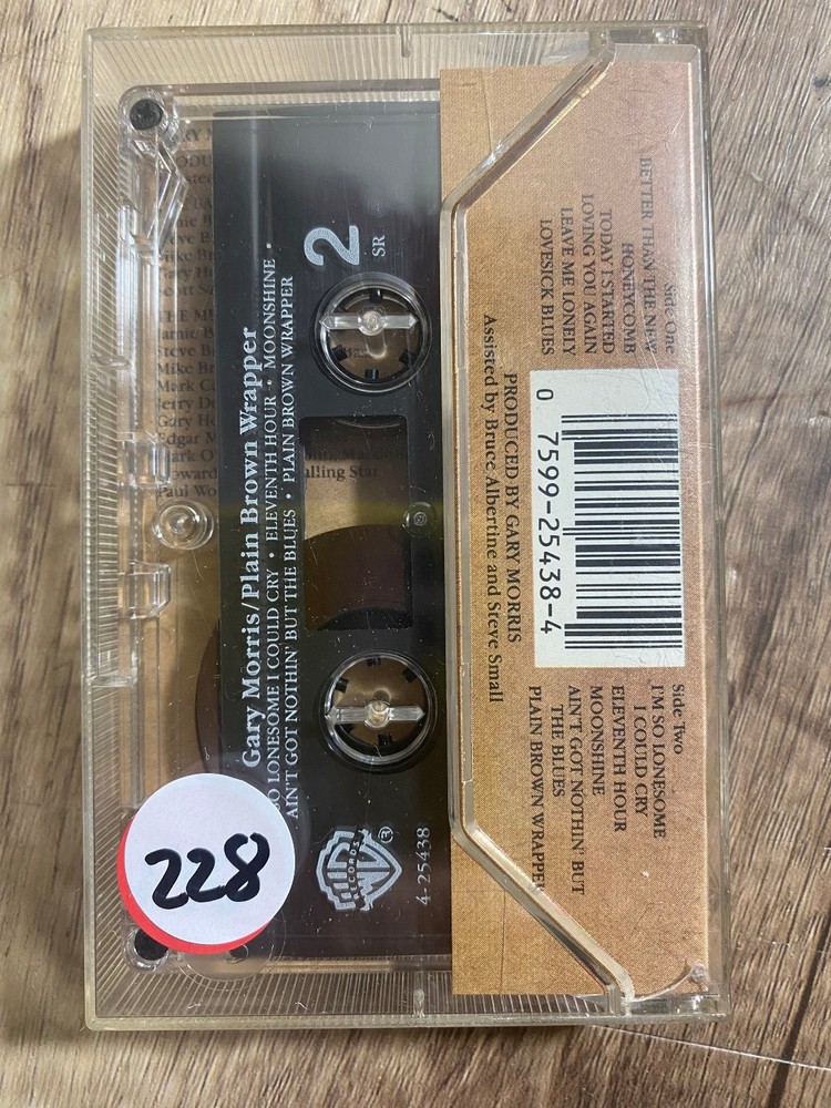 Gary Morris Plain Brown Wrapper Cassette 1986 Warner Bros.
