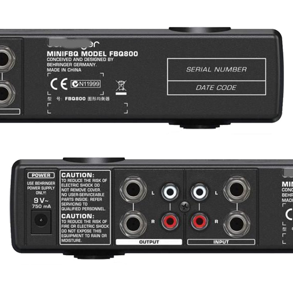 Graphic EQ Equalizer Suppressor Equalizer Processor FBQ800 Ultra-compact 9-Banxo