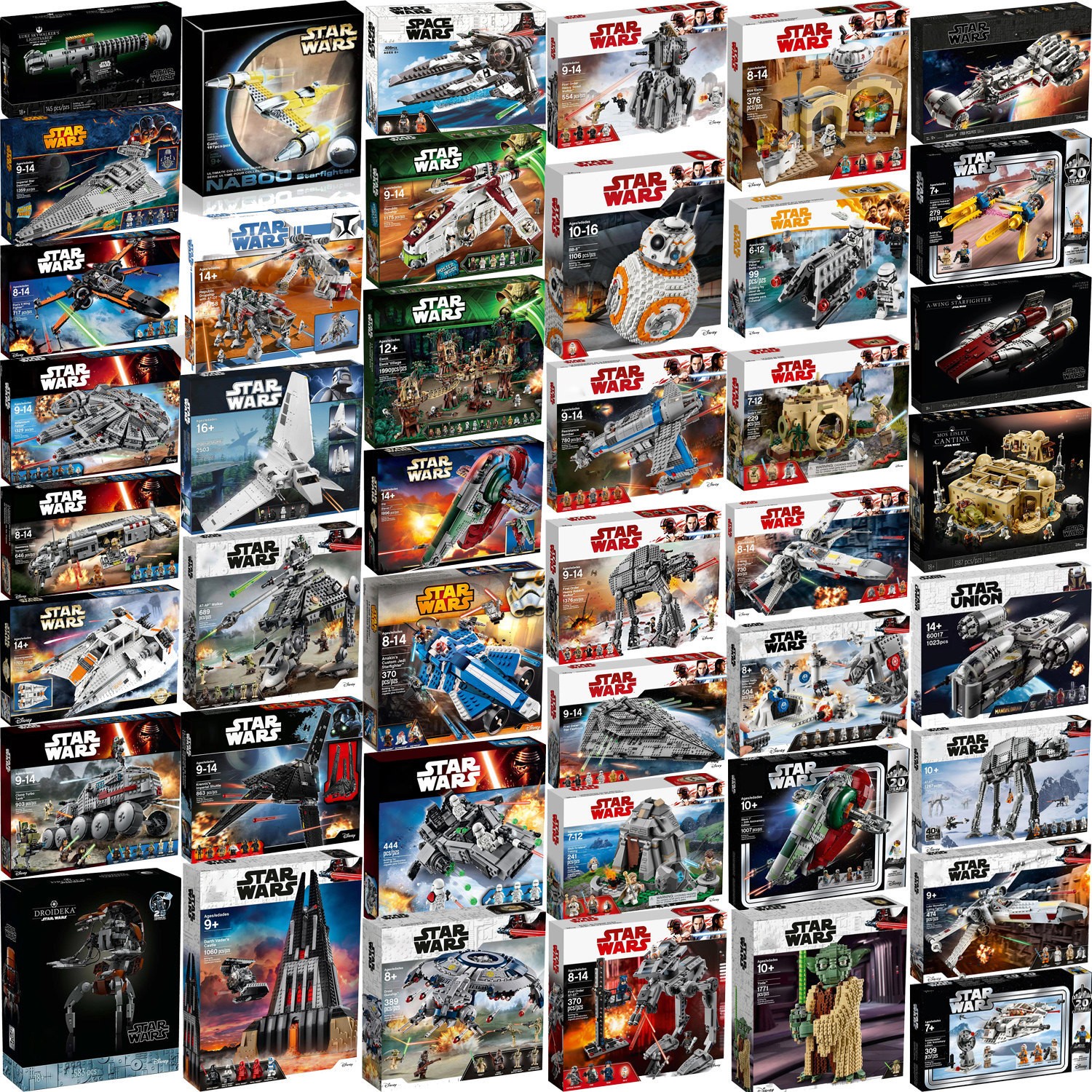 Star Wars Galaxy Series - Compatible building block set display series -
